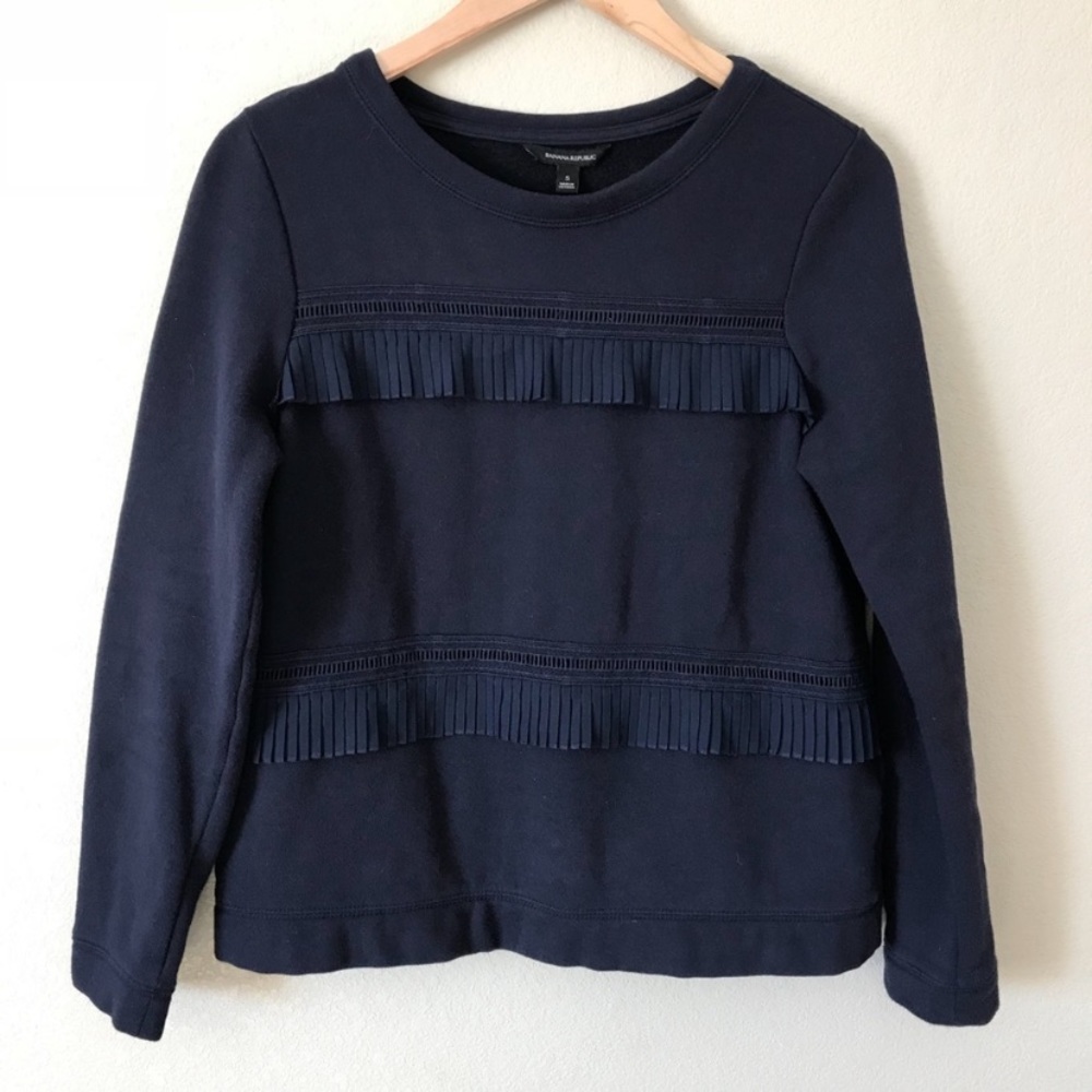 Banana Republic Navy Blue Sweatshirt
